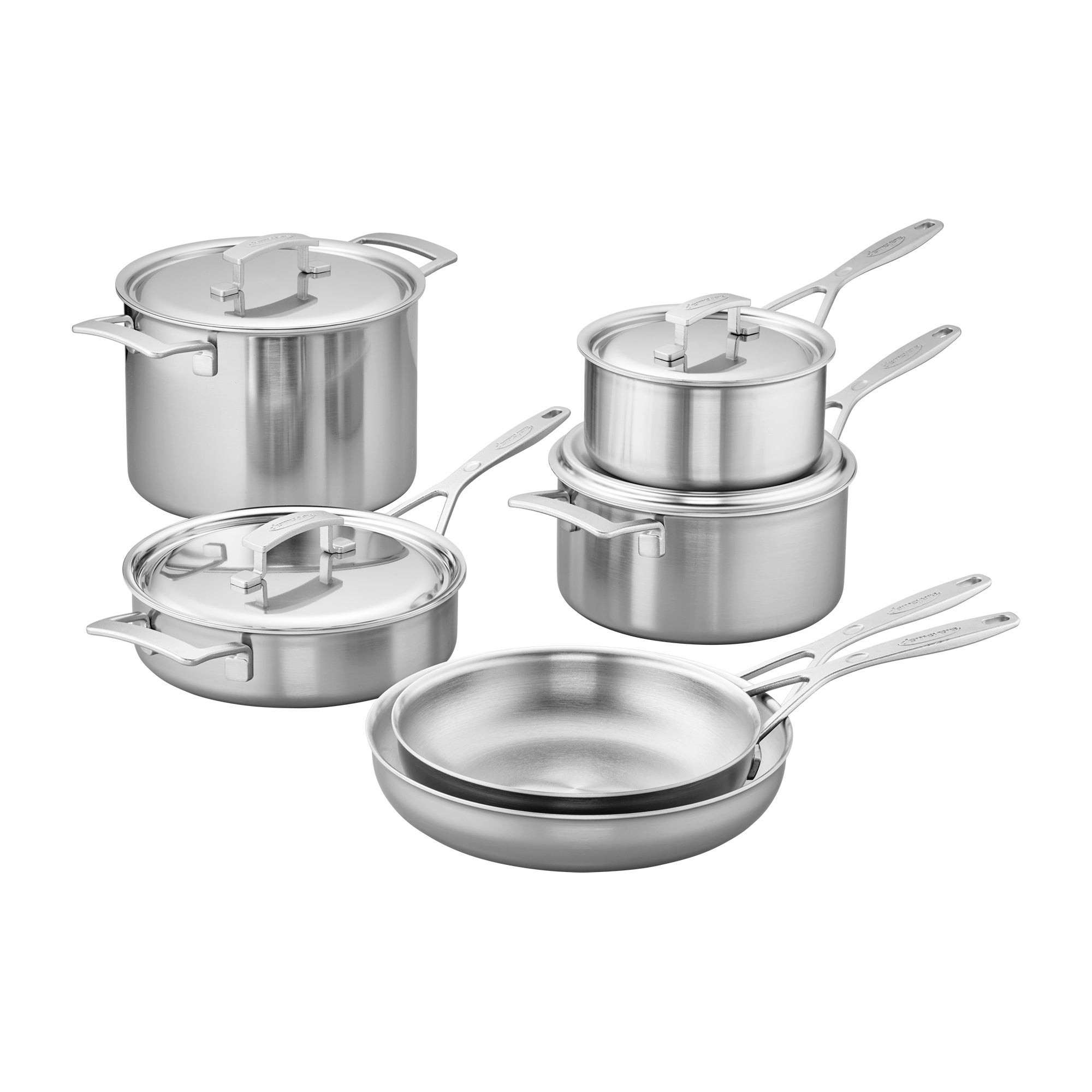 Industry 5-Ply 10pc Stainless Steel Cookware Set