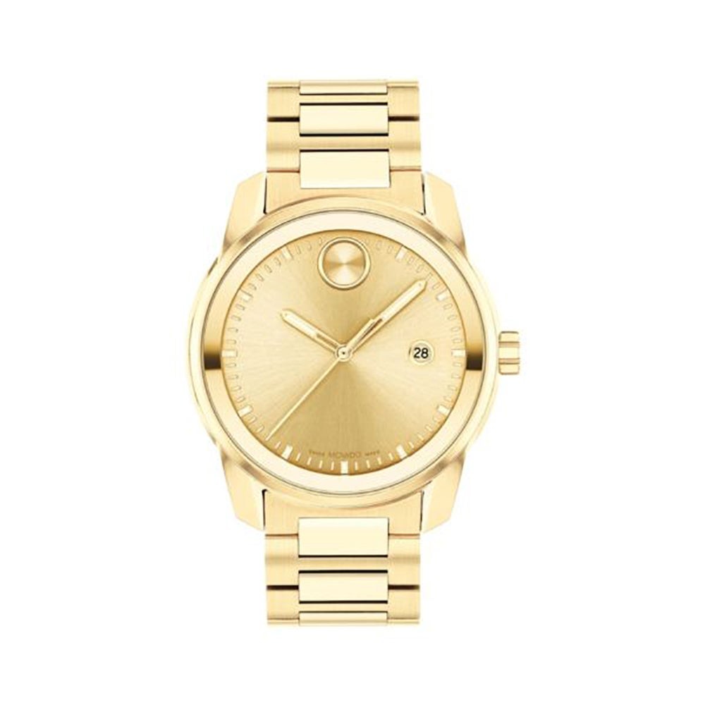 Mens BOLD Verso Gold-Tone Stainless Steel Watch Gold Dial