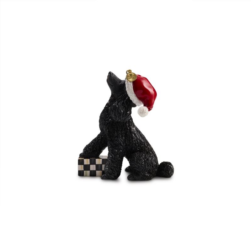 Holiday Poodle Dog Ornament