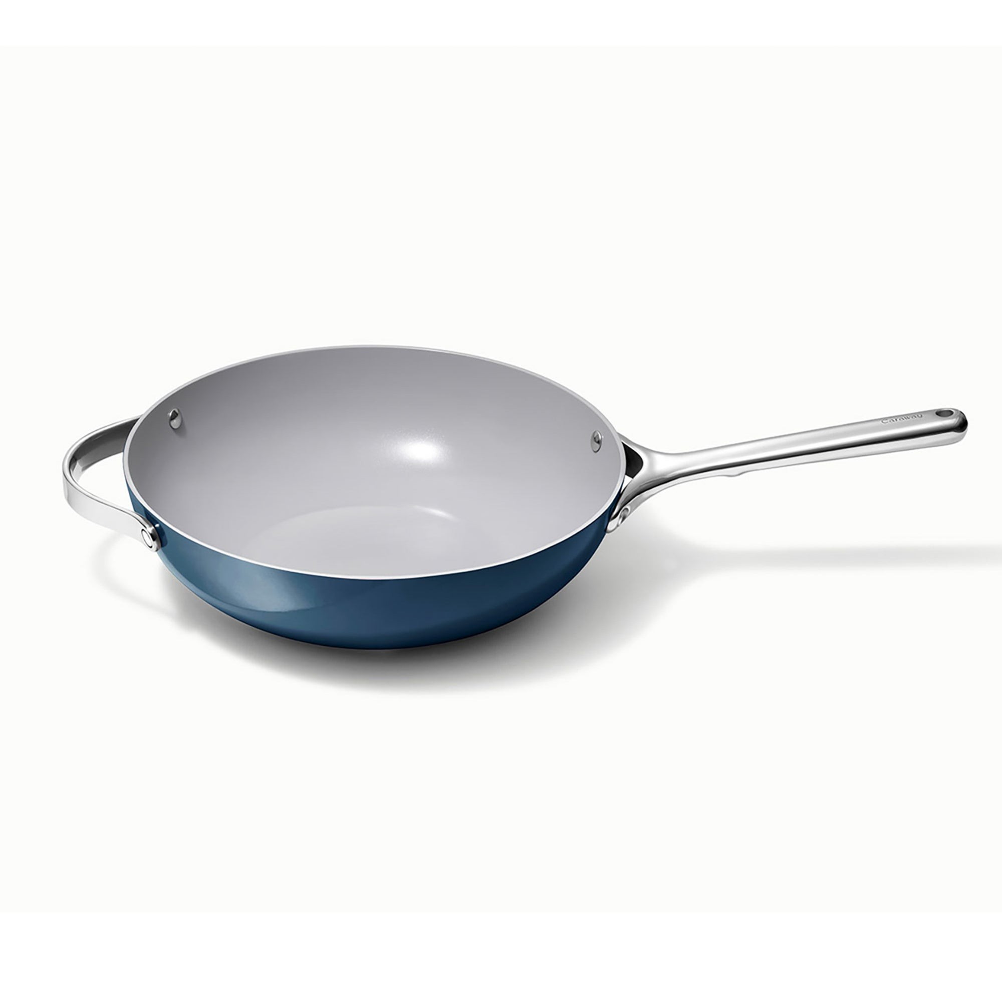 12" Nonstick Ceramic Stir Fry Pan Navy