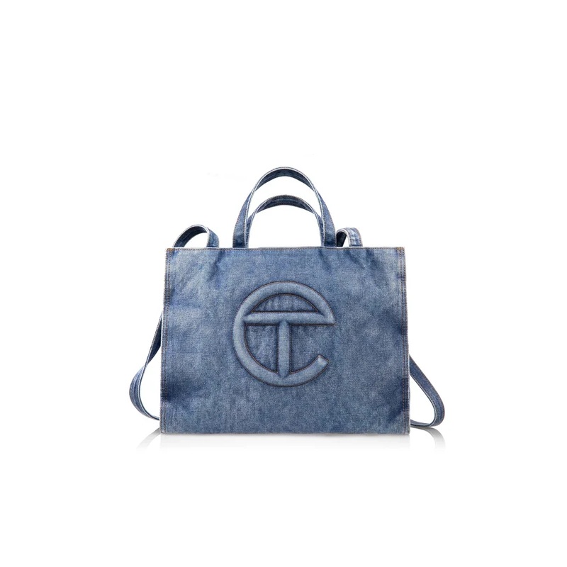 Denim Shopper Large Blue