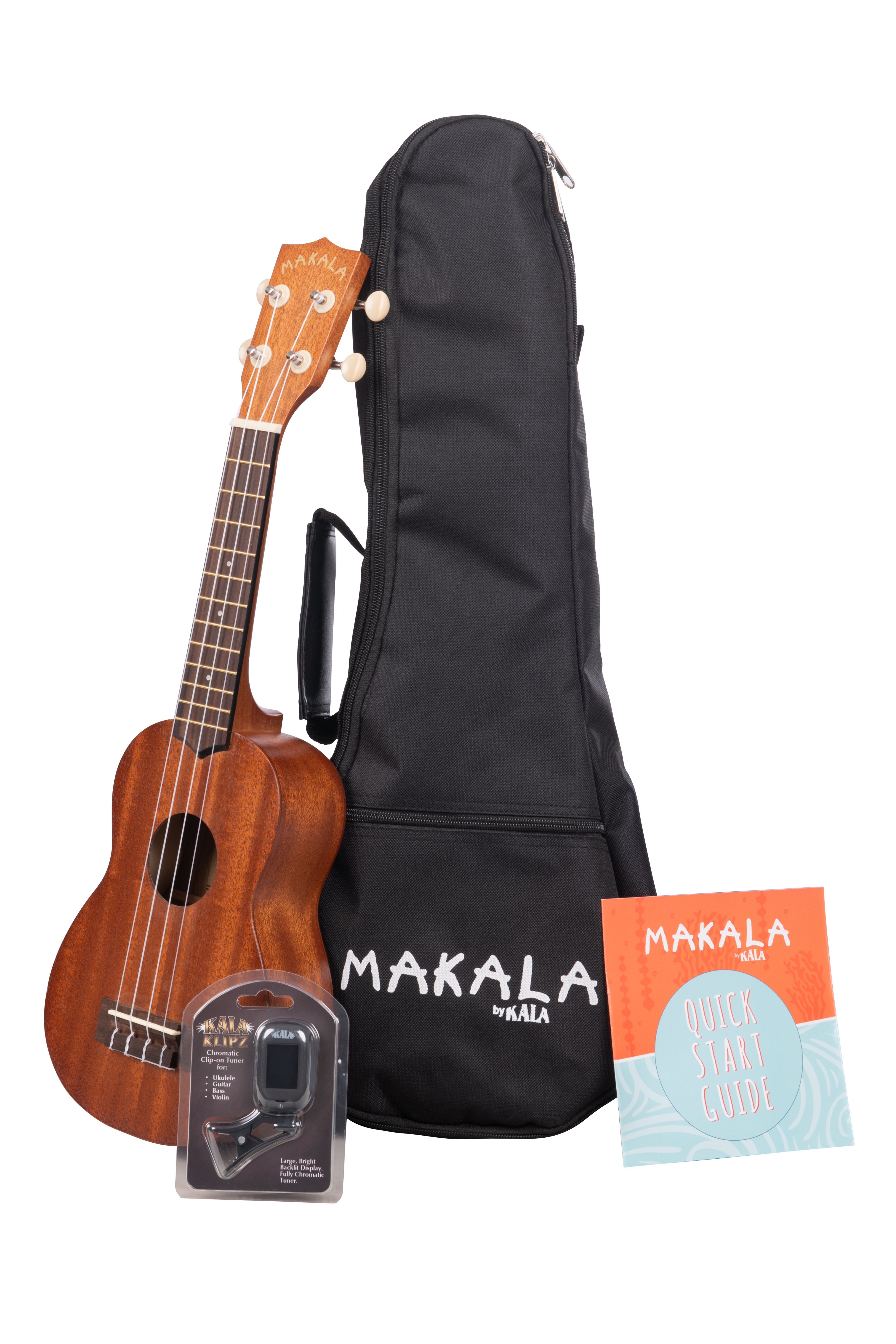 Makala Soprano Ukulele Pack w/ Bag Tuner & Instruction Pamphlet