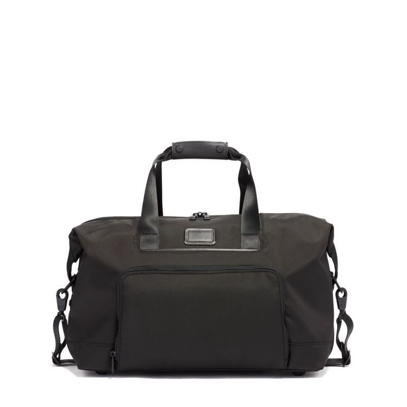 Alpha 3 Double Expansion Travel Satchel - (Black)