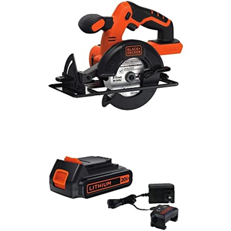 MAX Circular Saw with 1.5Ah Battery and Charger - (20 Volt)