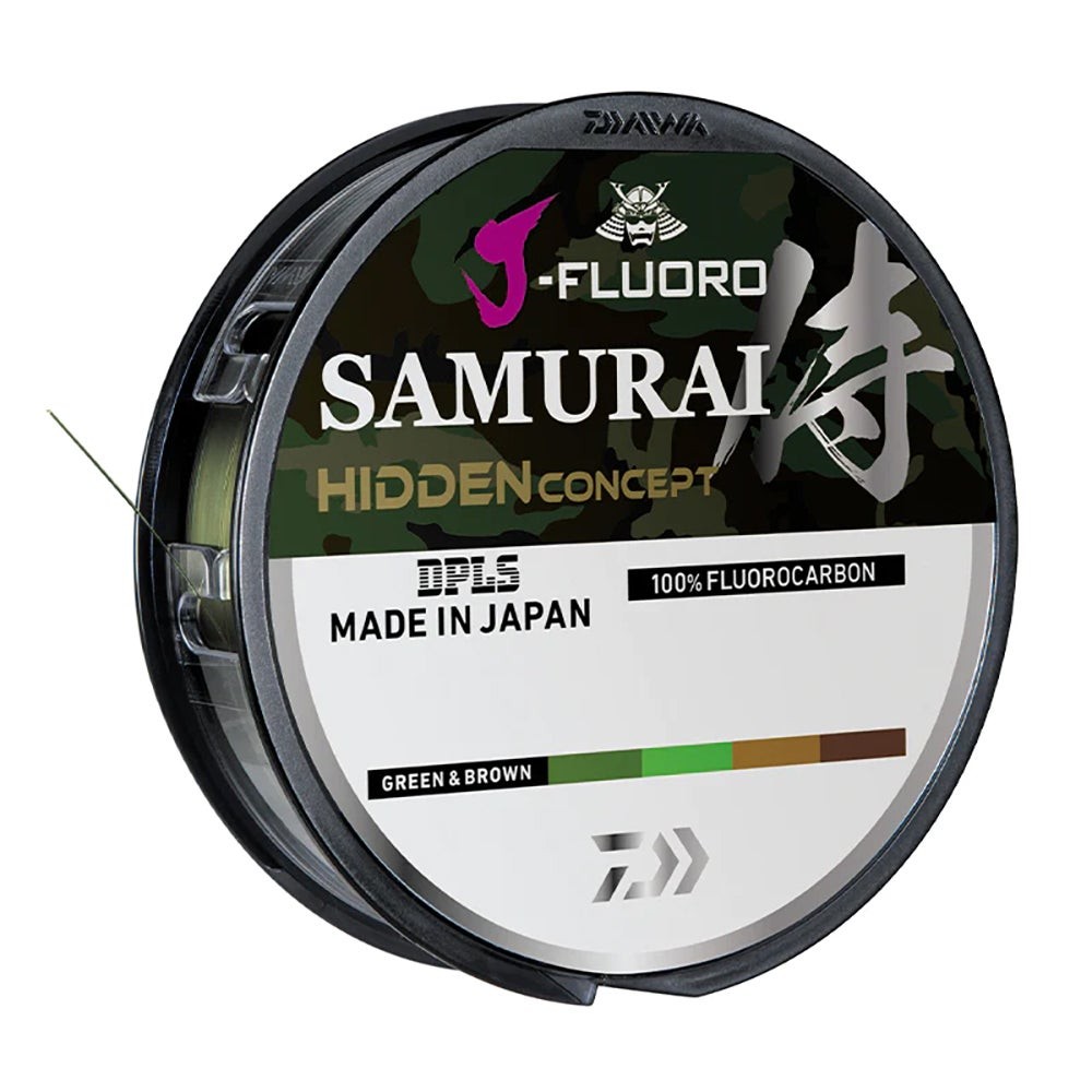 J-Fluoro Samurai Hidden Fluorocarbon Line 220yds 0.0106"