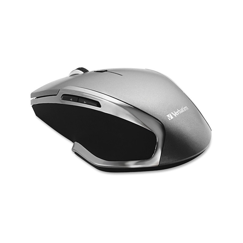 Graphite Wireless Notebook 6-Button Deluxe Blue LED Mouse