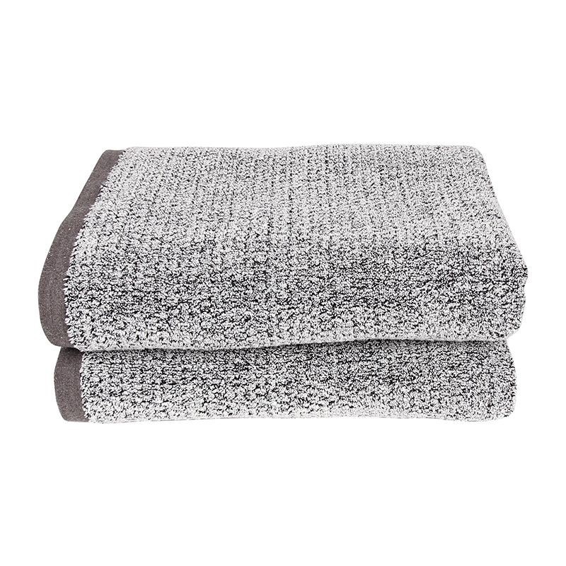 Signature 2Pcs Set Bath Towel - (Grey)