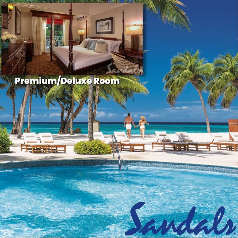 Choice of 5 Resorts in the Caribbean7 Night StayPremium/Deluxe Room