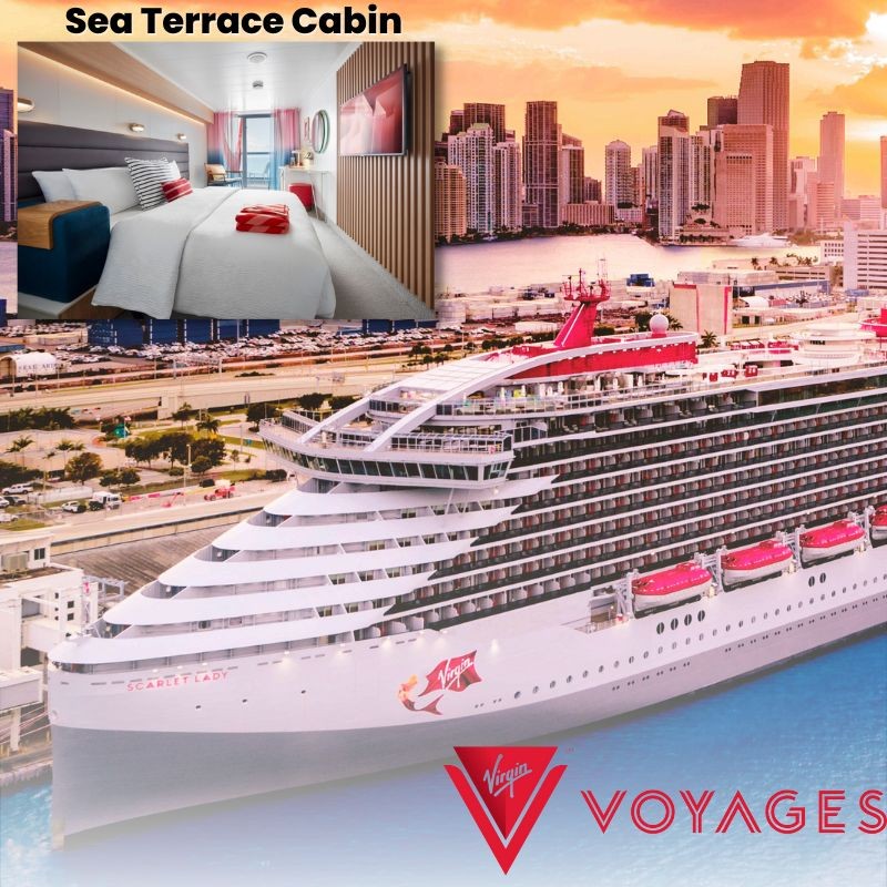 
4-5 Night Caribbean Cruise
Sea Terrace Cabin