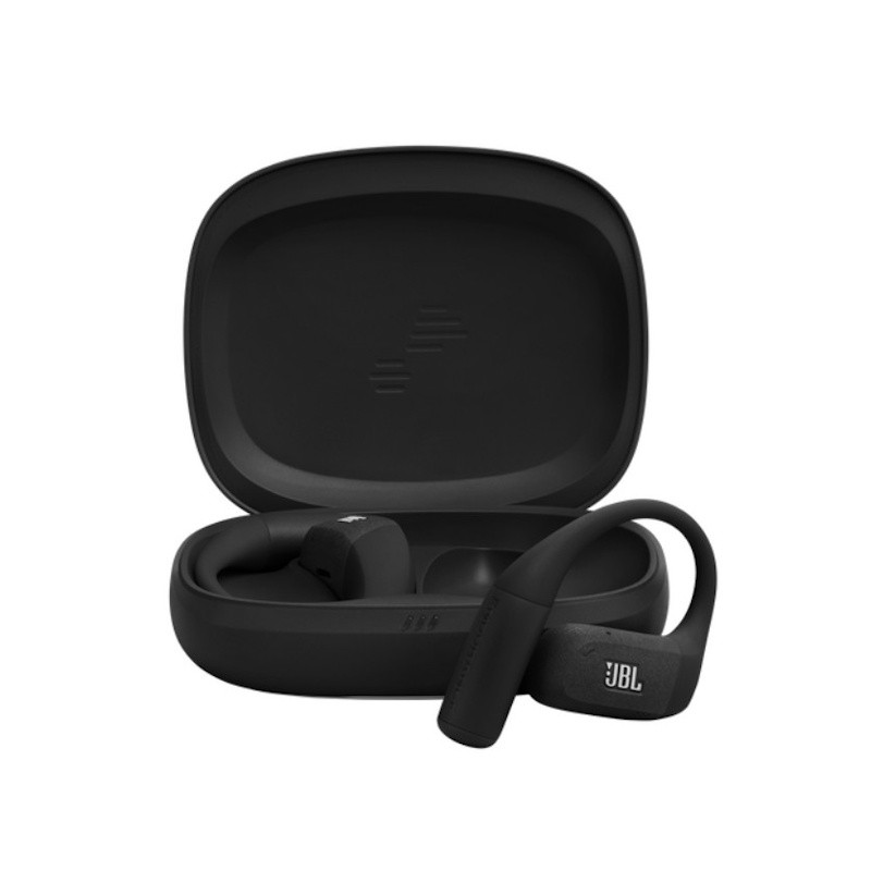 Black Endurance Zone Open-Ear True Wireless Sports Earbuds
