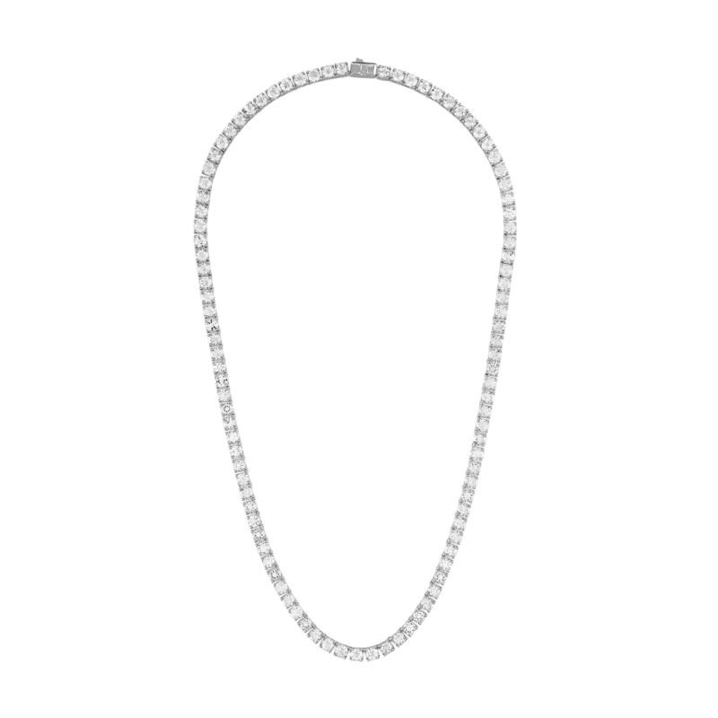 Icon Sterling Silver Tennis Necklace