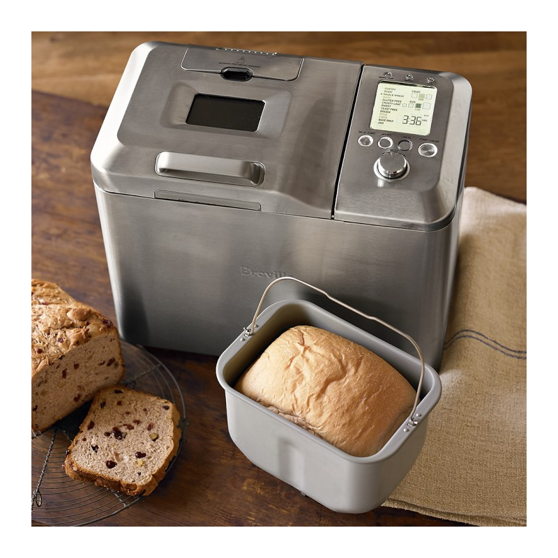 The Custom Loaf Bread Maker with Automatic Fruit and Nut Dispenser