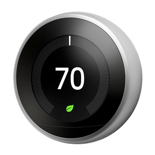 Nest Learning Thermostat - 3rd Gen Stainless Steel