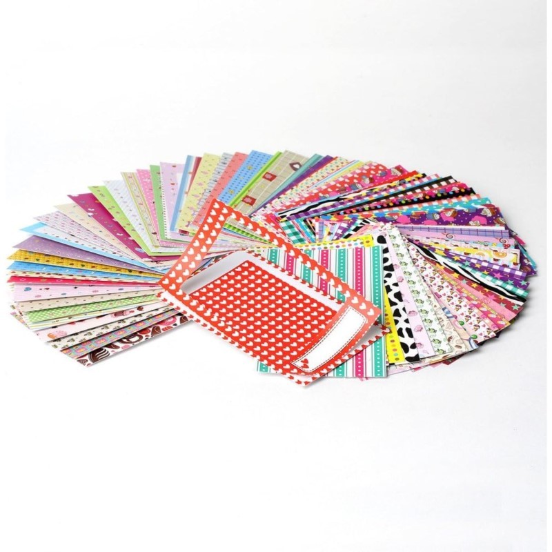 Colorful, Fun & Decorative Photo Border Stickers for 2" x 3" Photo Paper (100 Pack)