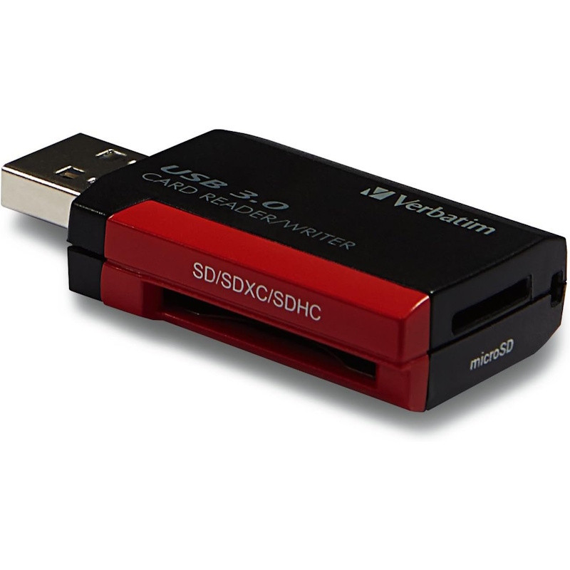Black Pocket Card Reader USB 3.0