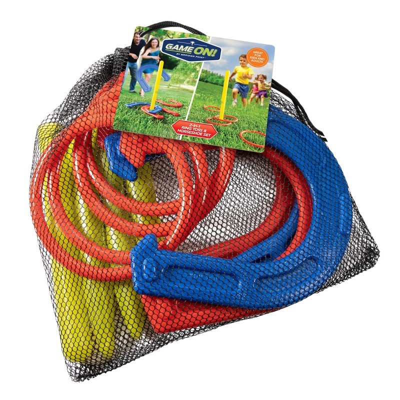 2 in 1 Toss and Horse Shoe Set