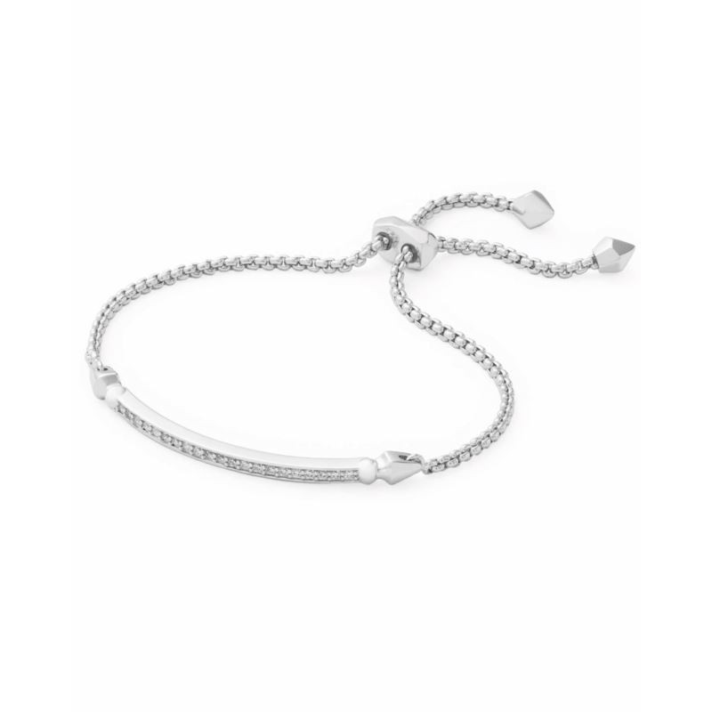 Ott Adjustable Chain Bracelet in Silver