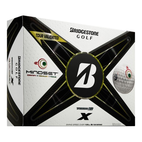 Bridgestone TOUR B X MindSet Golf Balls White, 2024 White