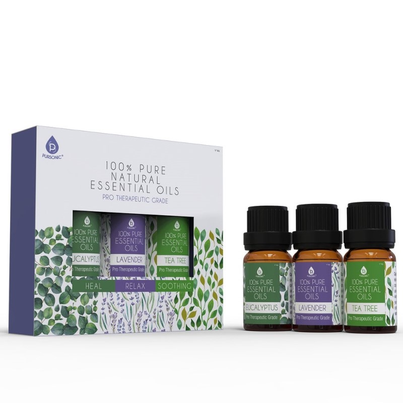 Pure Essential Aromatherapy Oils - (3 Pack)