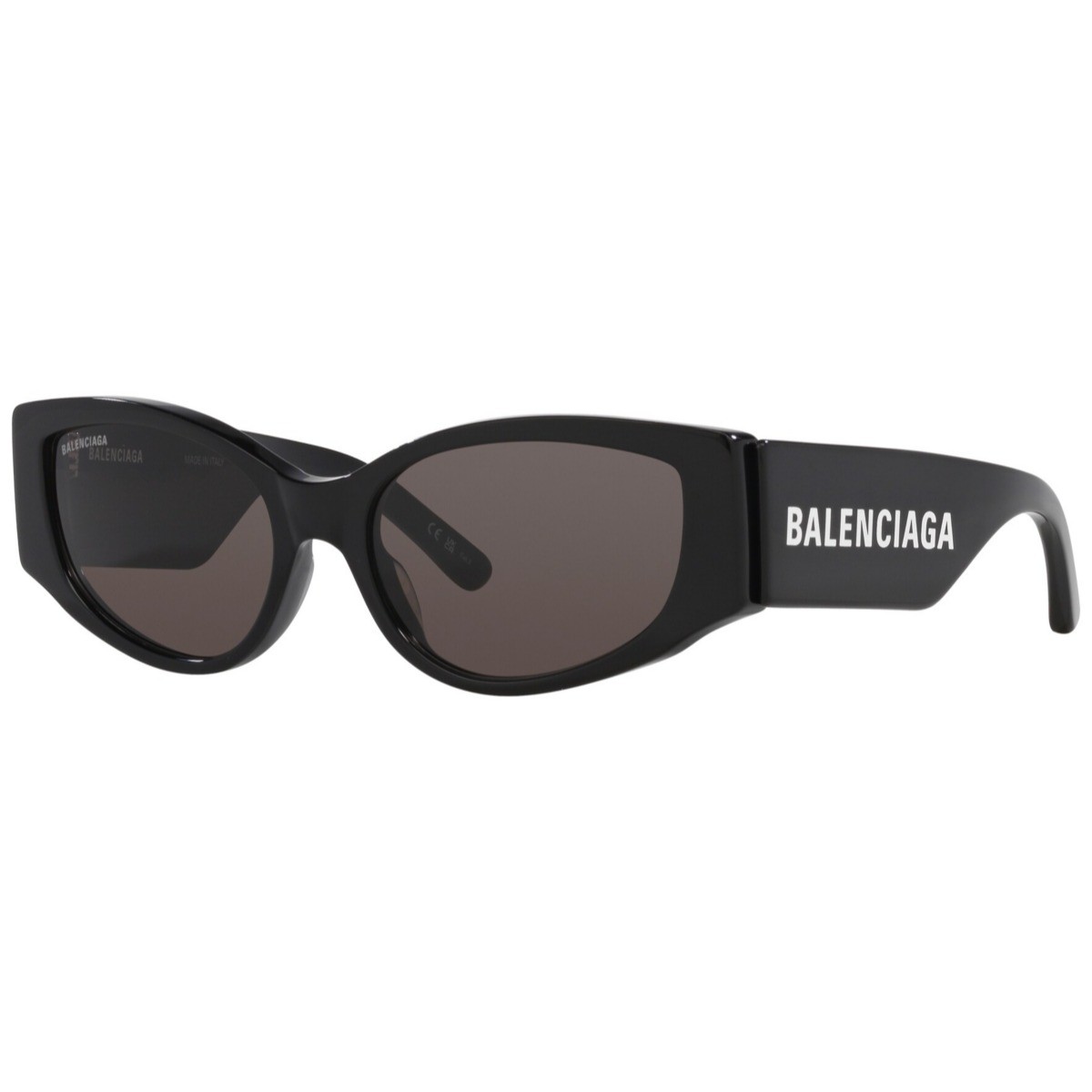 Womens Oval Sunglasses - Black