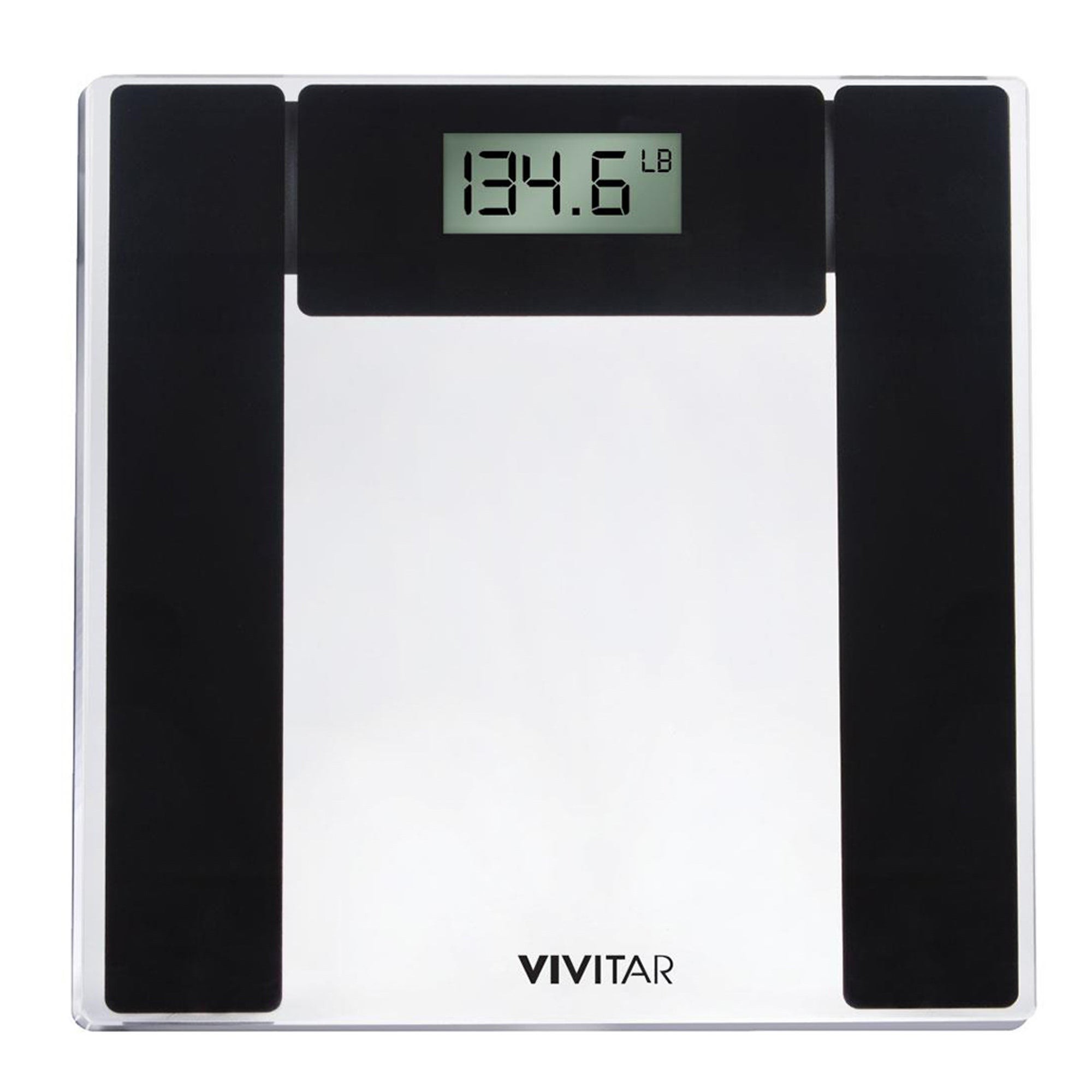 Designer Digital Bathroom Scale w/ Large Display Black