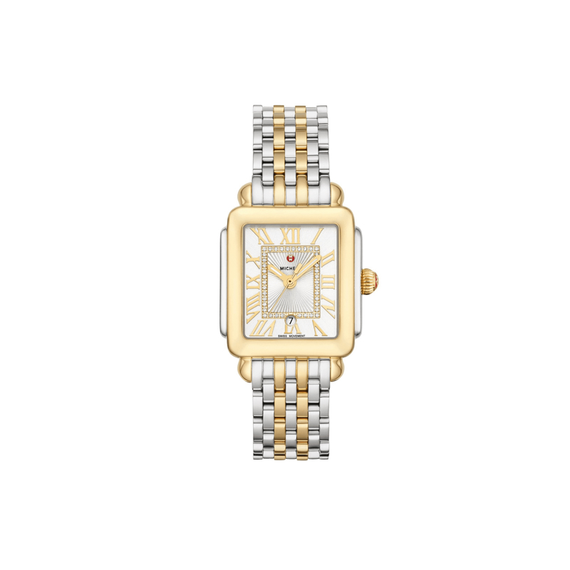 Deco Madison Mid Two-Tone Diamond Dial Watch