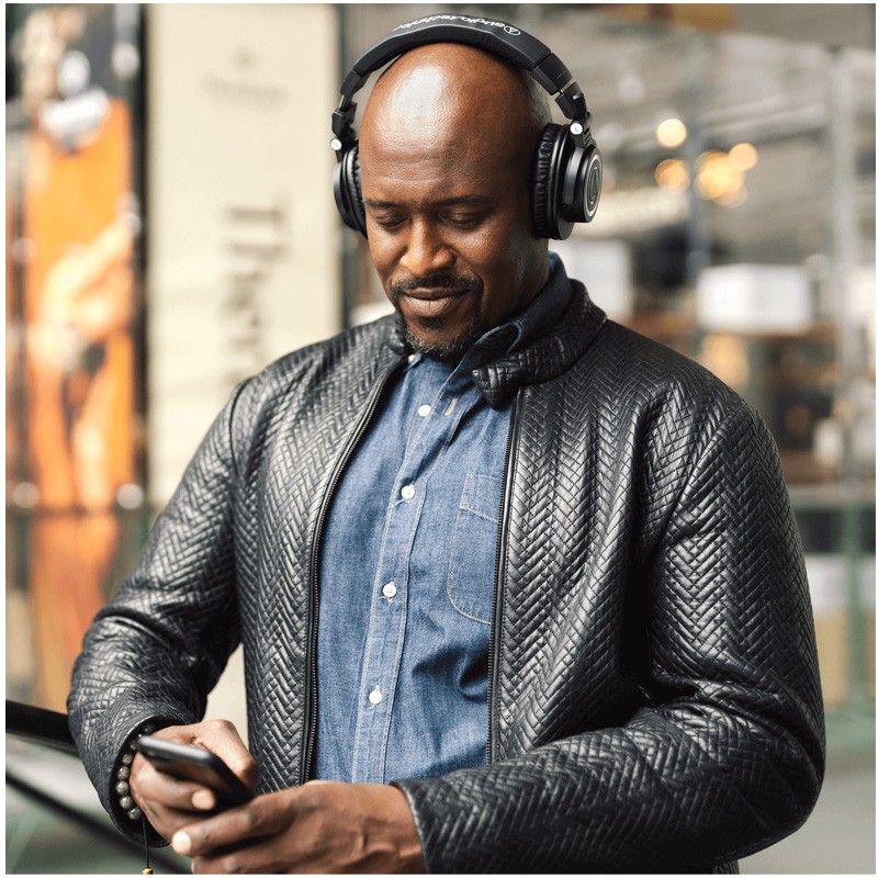 Wireless Over Ear Headphones - (Black)