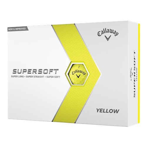 Callaway Supersoft Golf Balls Yellow, 2023