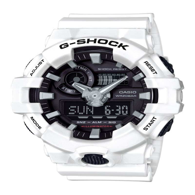 G-Shock Analog and Digital Watch - (White)