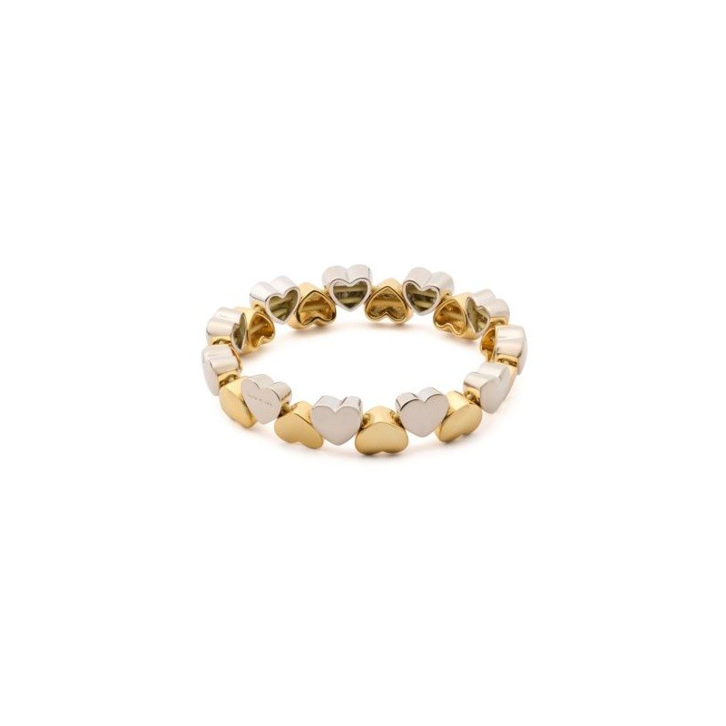 Heart You Stretch Bracelet - Two Tone