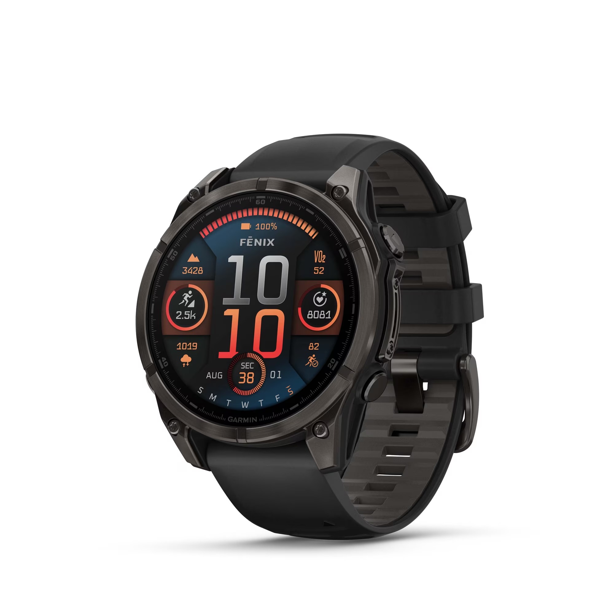 Fēnix 8 47mmGray Silicone Band