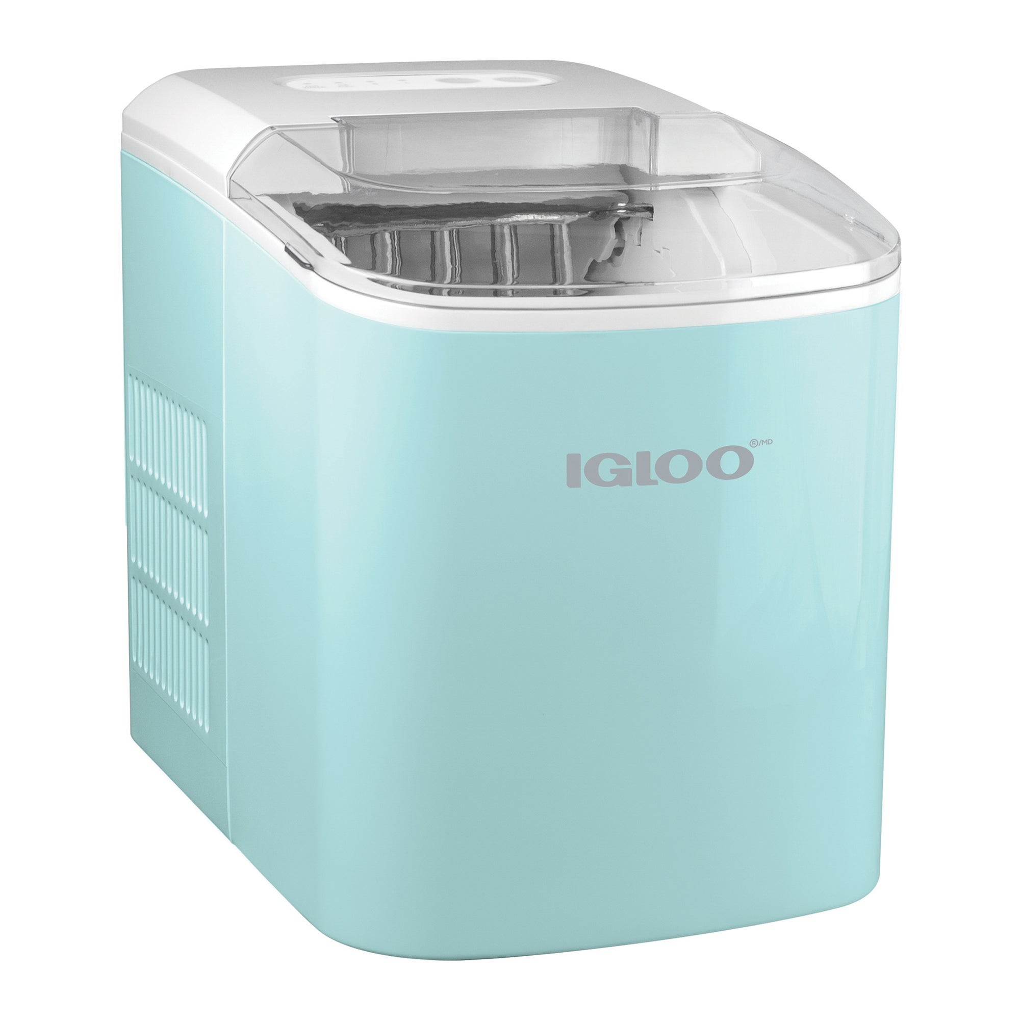 26lb Automatic Self-Cleaning Ice Maker Aqua