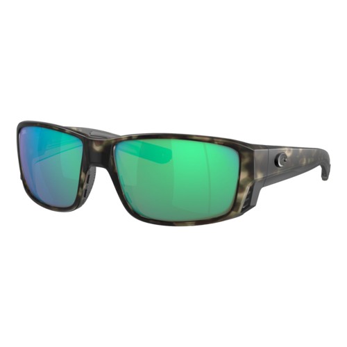 Costa Tuna Alley Pro Sunglasses Matte Wetlands/Green Mirror 580G, Size 60 frame