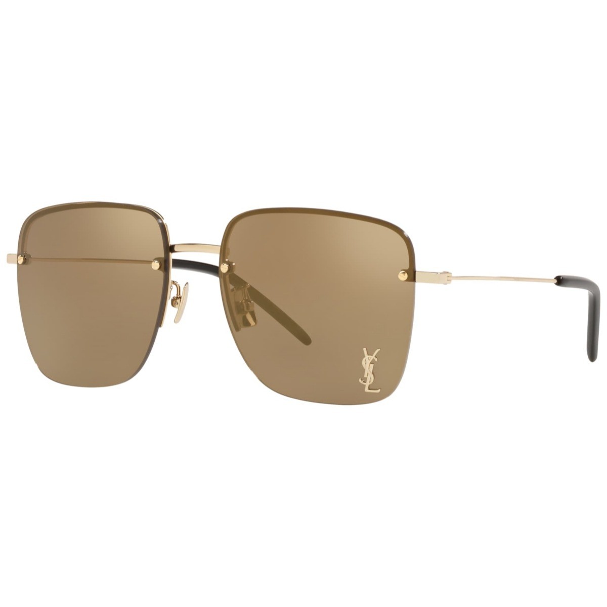 Monogram Sunglasses-Gold/Brown