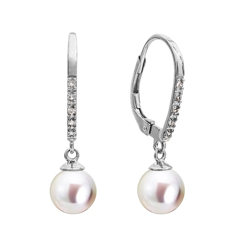 Bar Pearl Earrings