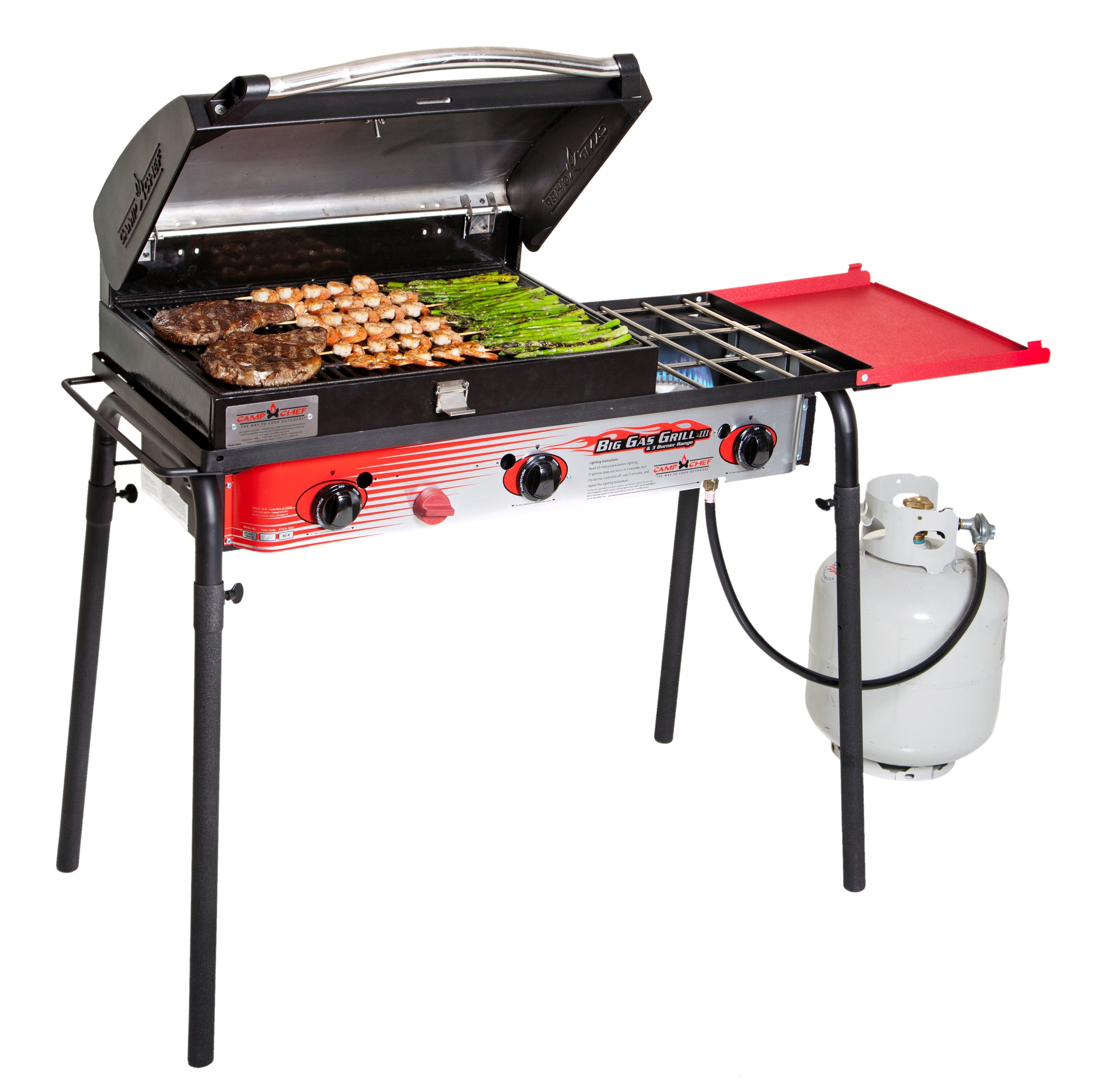 Big Gas Grill Three-Burner Propane Stove