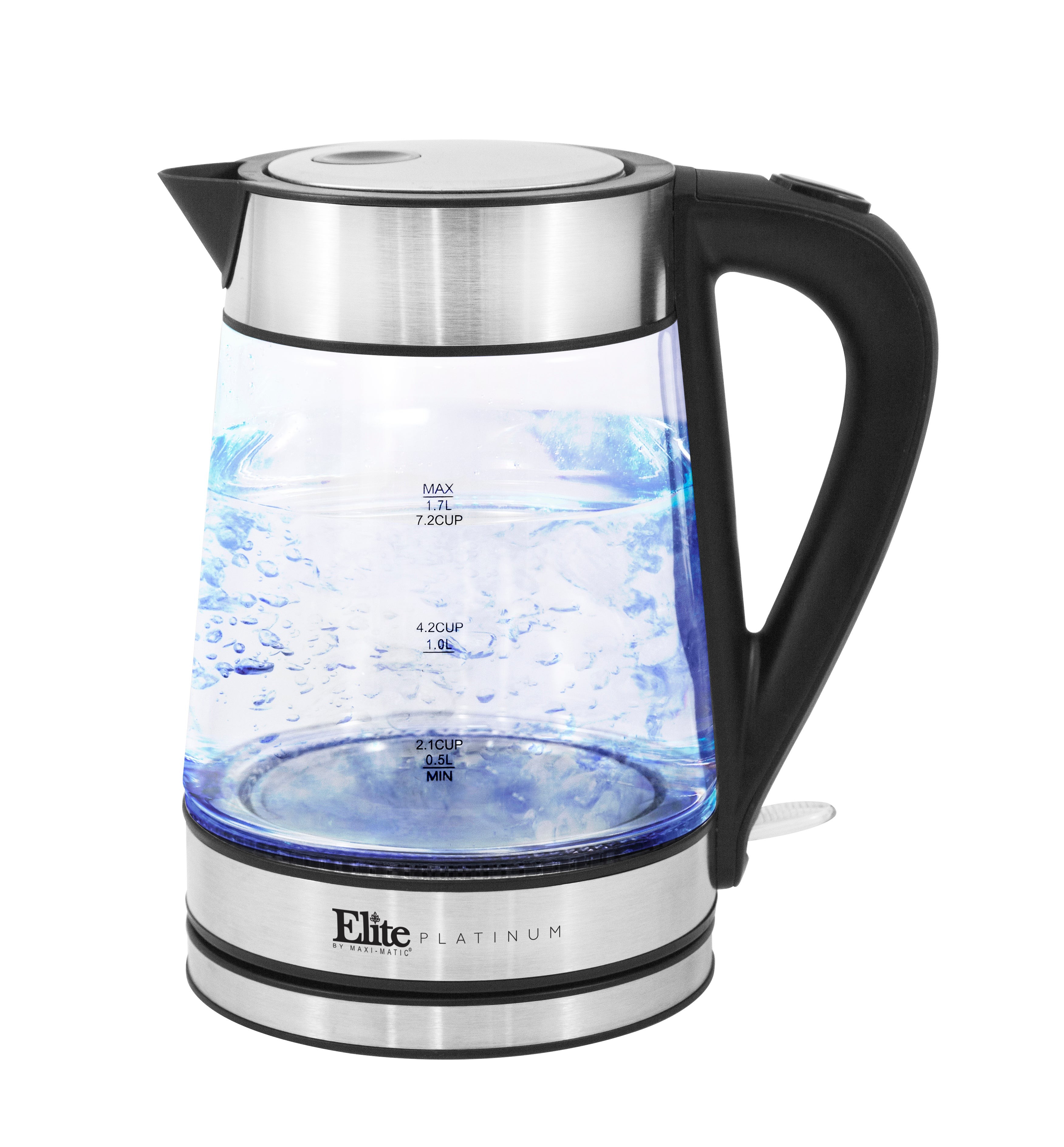 1.7L Electric Cordless Glass Water Kettle