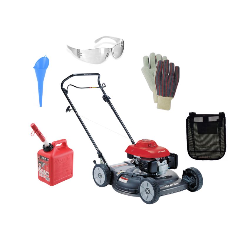 21 - Inch Push Side DischargeMulcher Lawn Mower Package