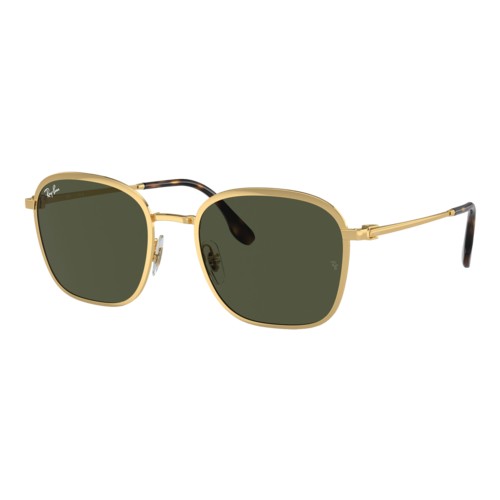 Ray-Ban RB3720 Sunglasses Polished Gold/Green Classic, Size 55 frame Polished Gold/Green Classic