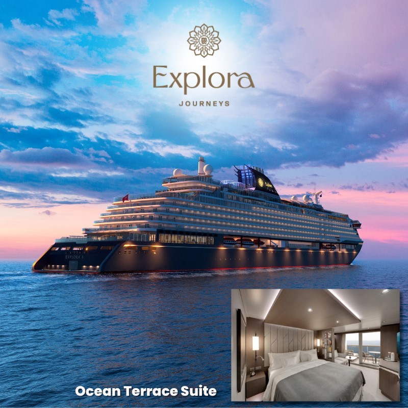7 Night Caribbean or Mediterranean Cruise - Ocean Terrace Suite