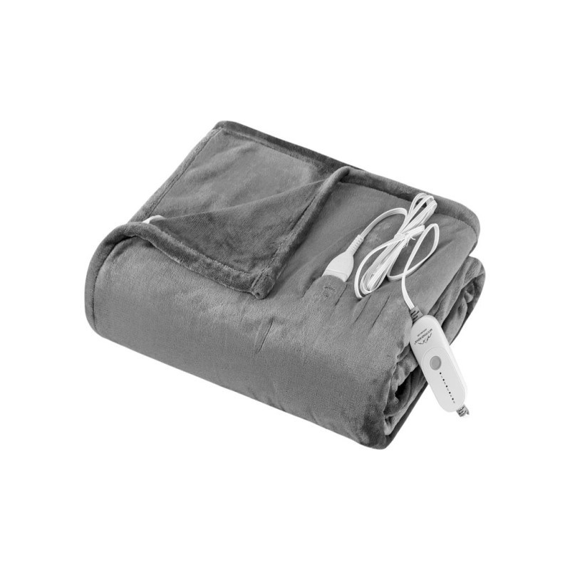 Microplush Heated Blnkt King - (Smoked Pearl)