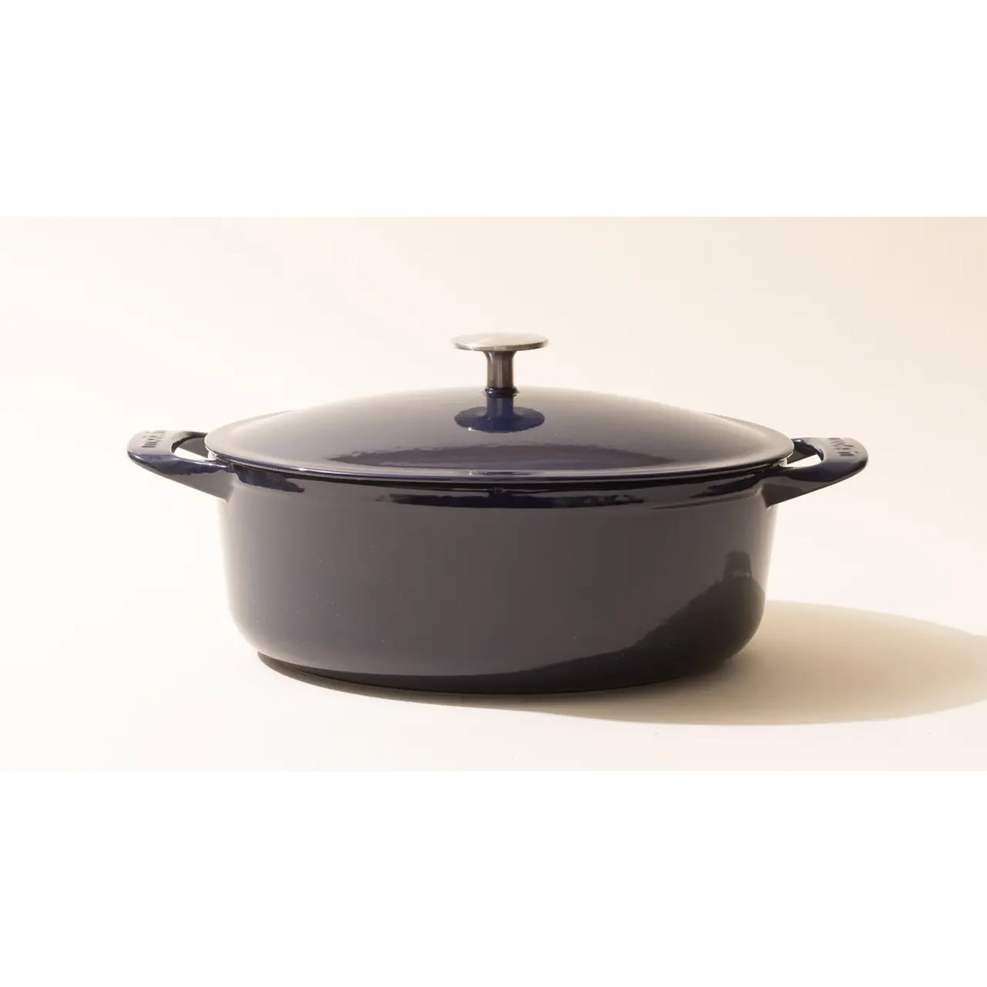 7.5qt Oval Enameled Cast Iron Dutch Oven Harbour Blue