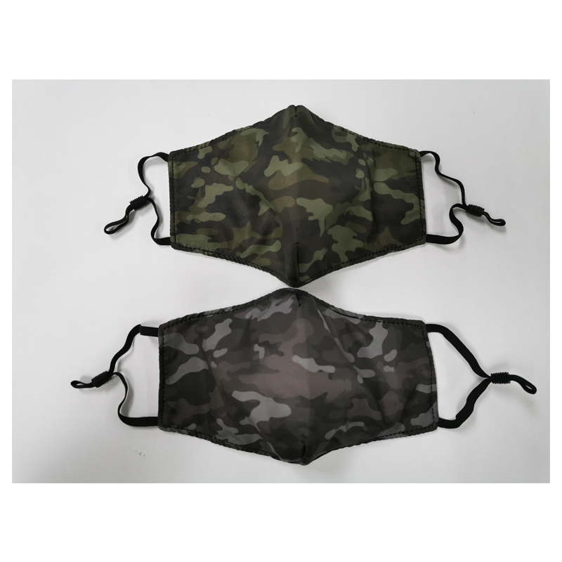 2 - Pack Mens Face Mask - (Camo)