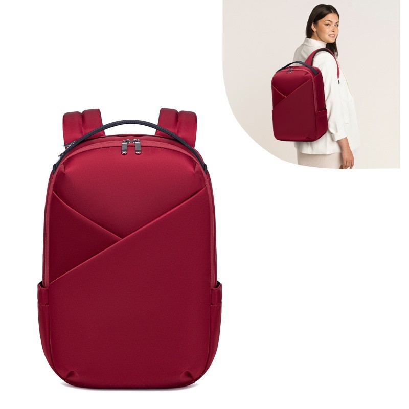 Origami 16-inch Laptop Backpack - Crimson