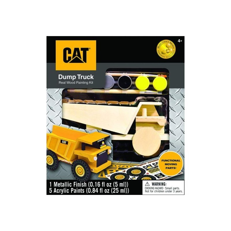 CAT Dump Truck Wood Paint Kit