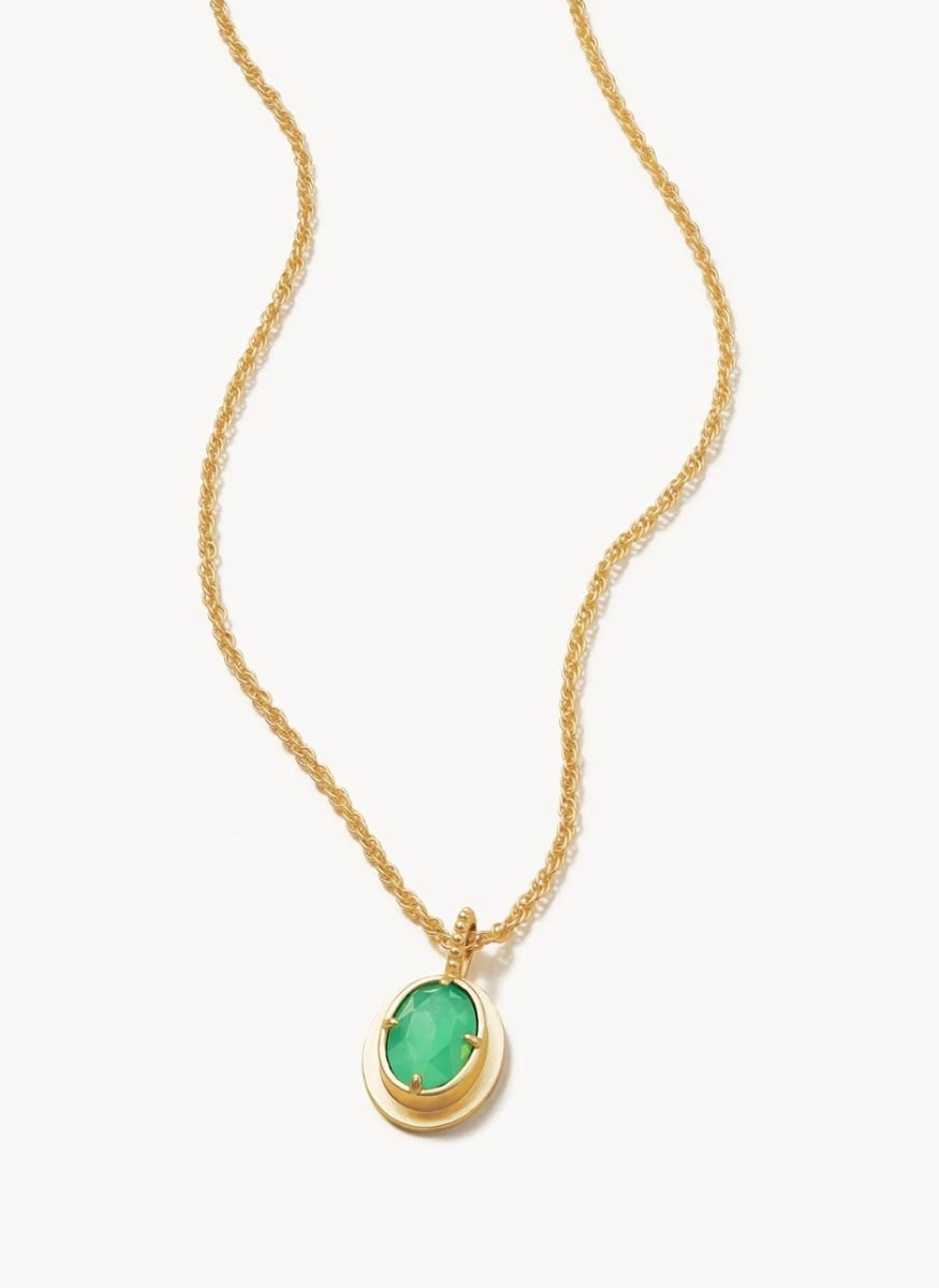 Atlantic Opal Necklace Gold