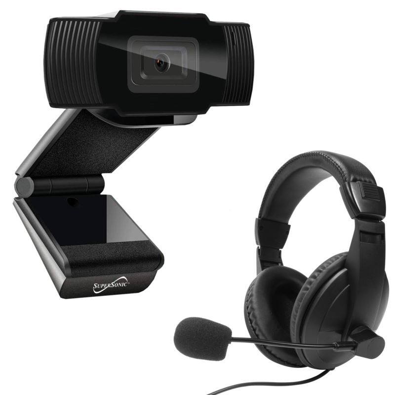 Pro HD Video Webcam with Headset