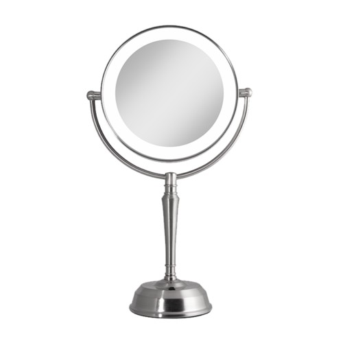 Zadro LED Lighted Vanity Mirror with Rechargeable Battery & USB Port 10X/1X