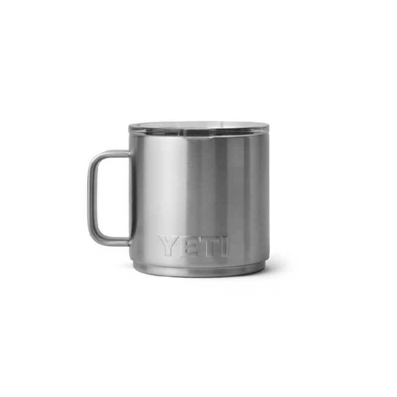 YETI Rambler 14 oz. Stackable Mug with Magslider Lid - STAINLESS STEEL