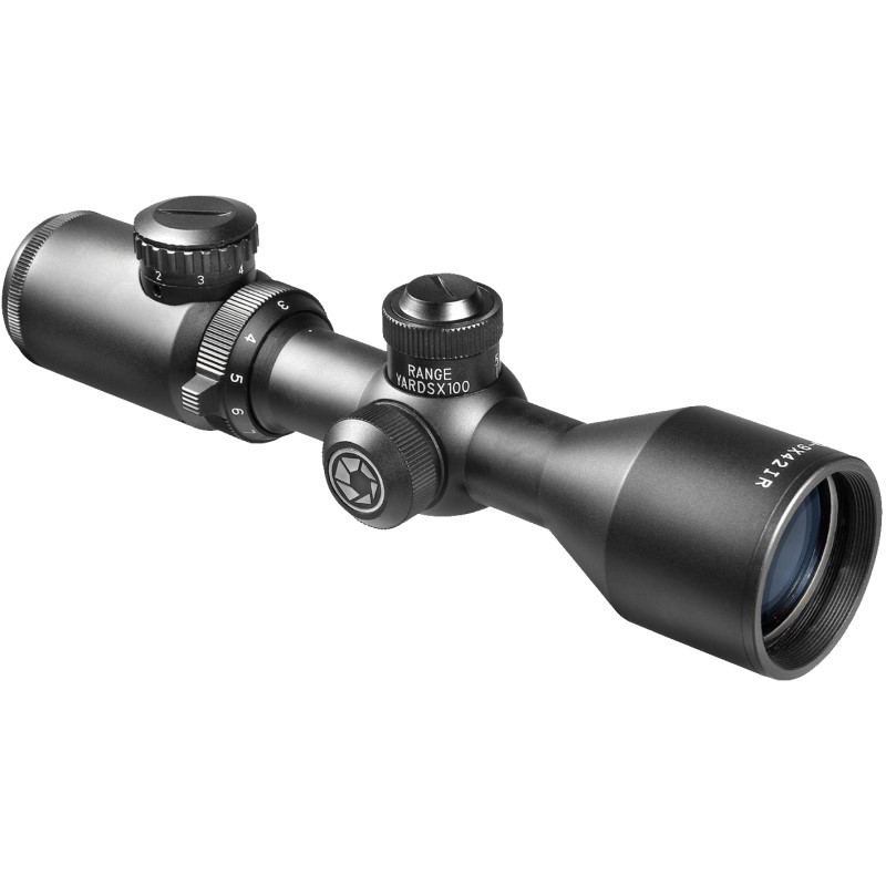 3-9x42mm IR Contour Mil-Dot Compact Rifle Scope